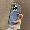 Denim Textured Anti-Drop Full Coverage Case for iPhone 17/16 Pro Max/15 Pro/14/13 PM - Female
