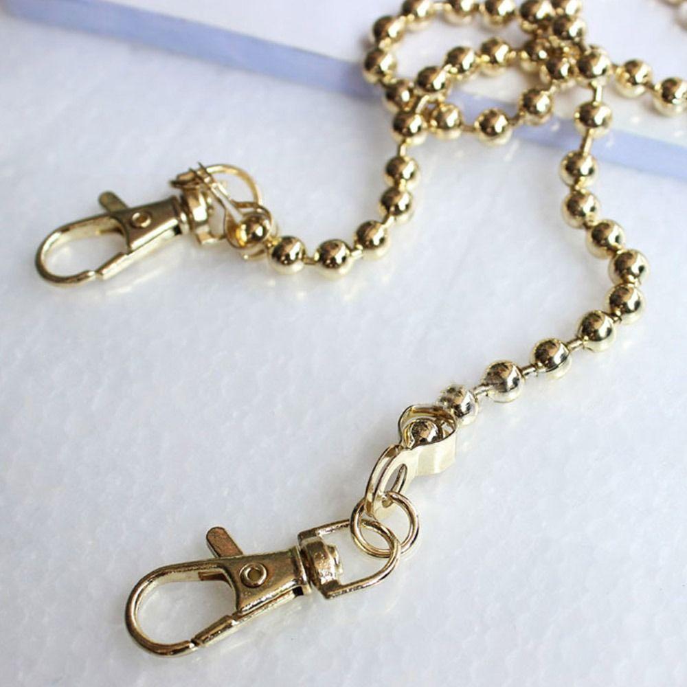 

Fashion 120cm Bag Chains Replacement Metal Alloy Handbag Handle Chain Purse Chain Belt золотой