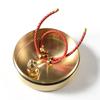 Waterproof Round Brass Box Metal Jewelry Sealed Container Dustproof Storage Box