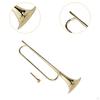 B Flat Bugle Scouting Trumpet Portable Musical Instrument Young Team for