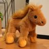 Horse Plush Toy Realistic Horse Stuffed Animal 12" Collectible Horse Soft Soft Animal Doll Pillow for Kids