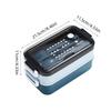 1pc 1050ml Portable Double-Layer Lunch Box with Tableware - Ideal for Outdoor Camping and Fishing