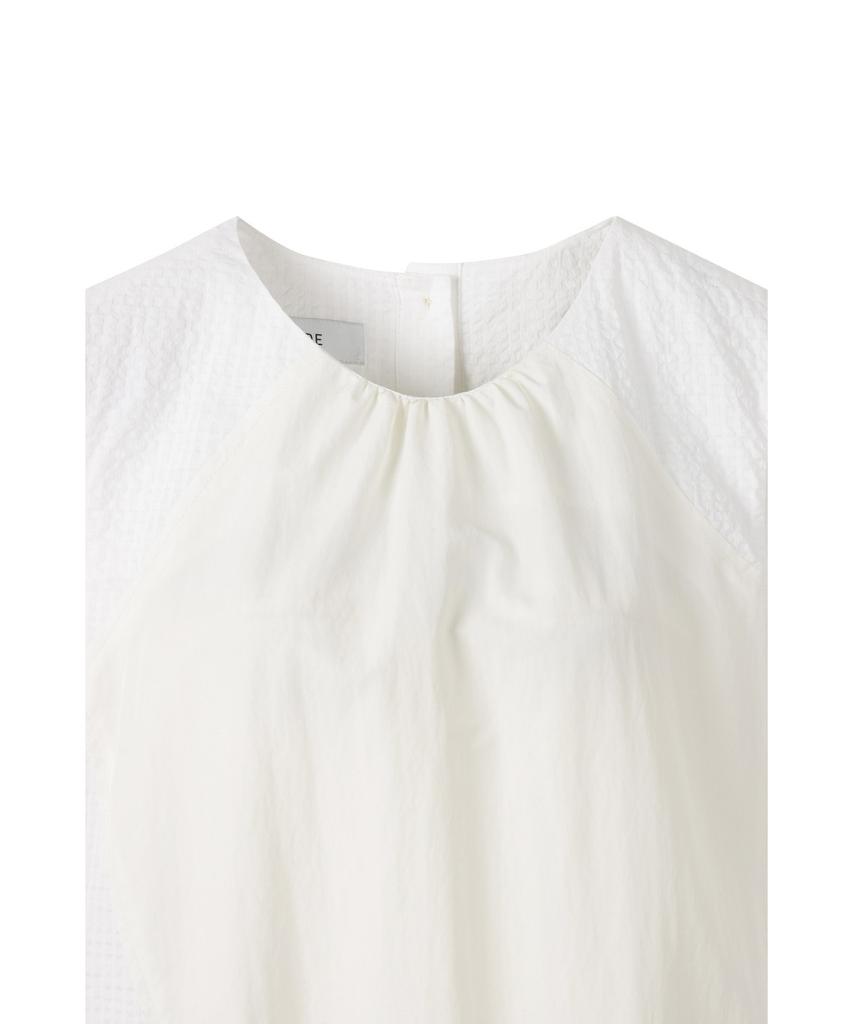 RECODE Seersucker Volume Dress Rqdam26546Ivx