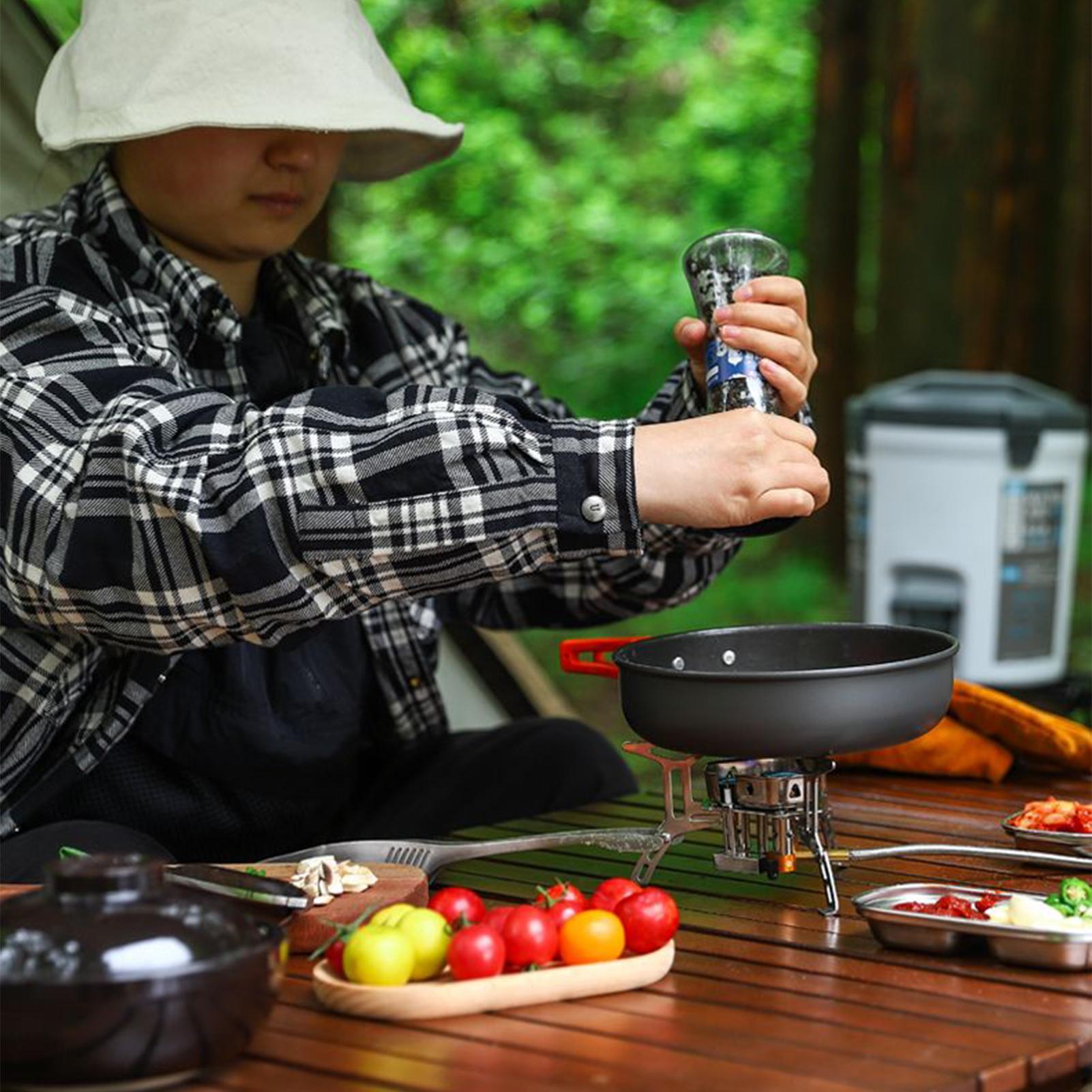 

Windproof Camping Stove Foldable Burner With Canister Adapter For Outdoor Camping 2800W Power Output Outdoor Cooking Burner For China Mainland