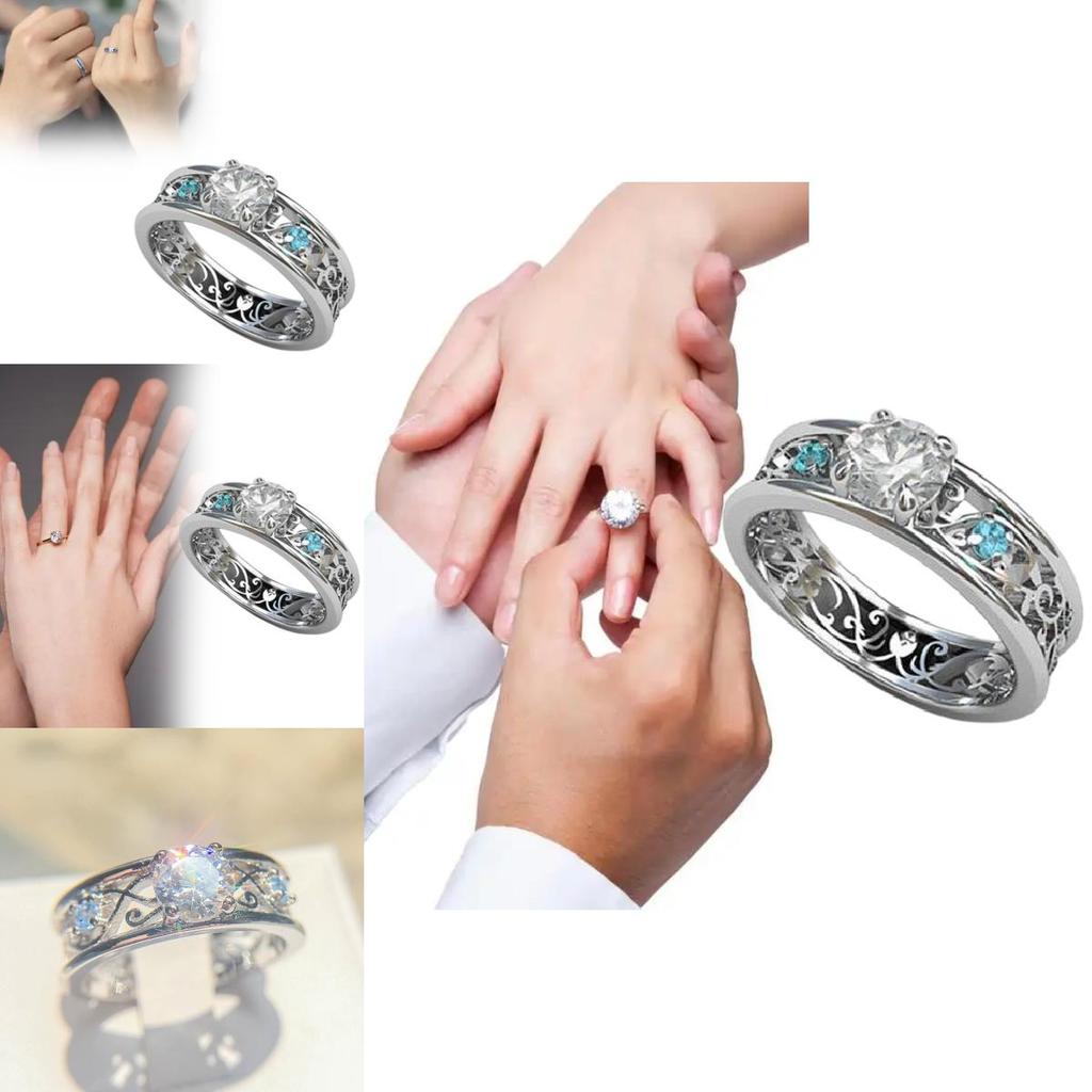 Vintage Inspired Brass Steel Ring Featuring Blue Sapphire And Cubic Zirconia For Fashion Lovers