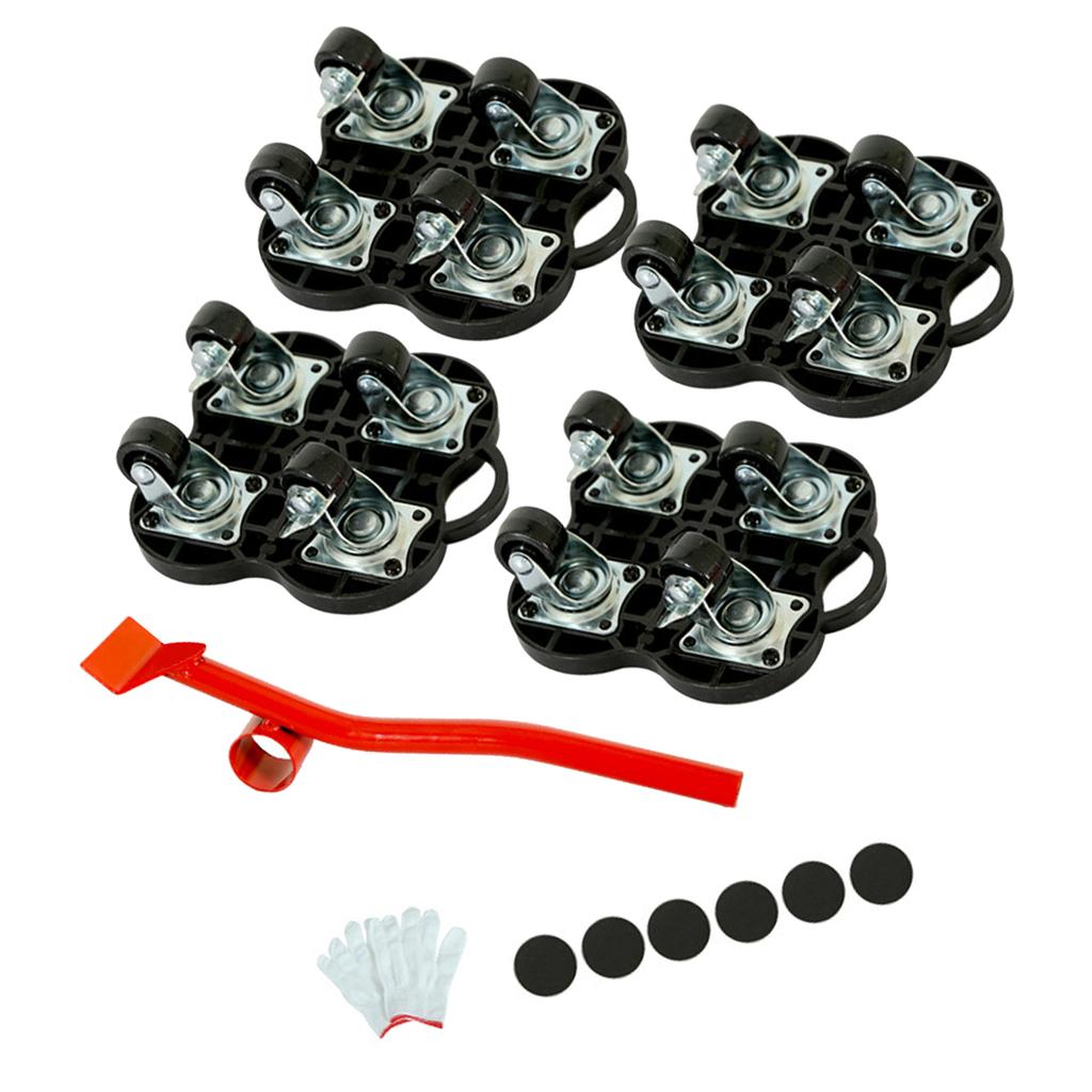 Möbeltransportset Tragbares Möbeltransportwerkzeug Arbeitssparendes Transport-Hebegerät Schweres Zeug Bewegungsradrolle