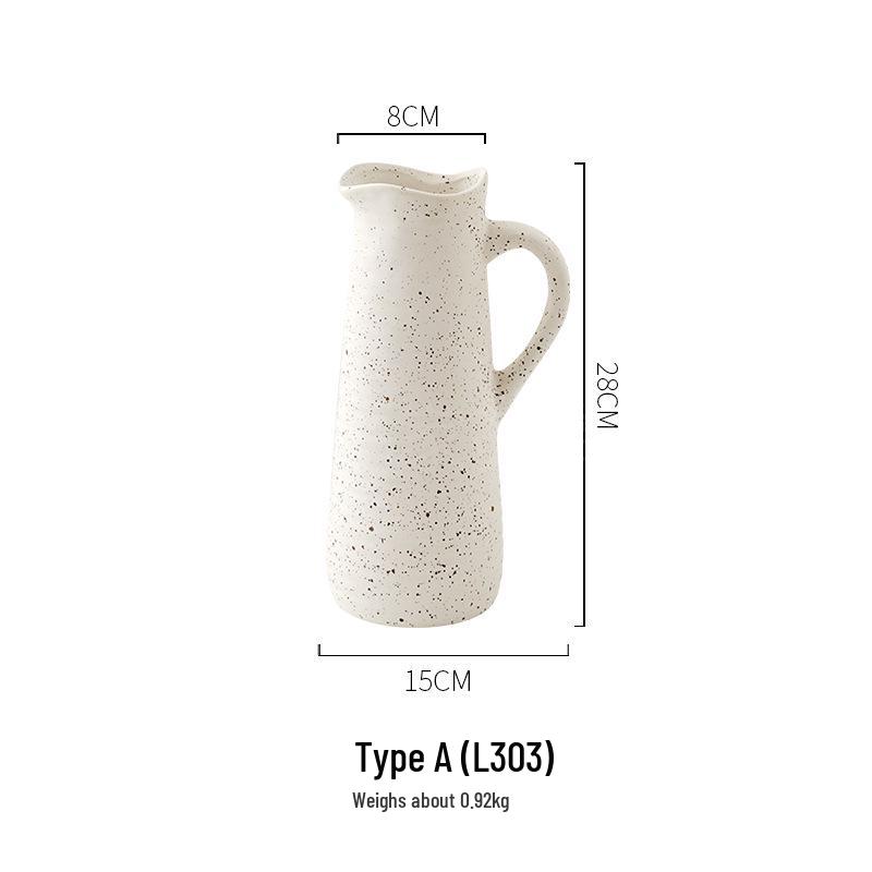 Coarse Pottery Earthenware Vase Set for Home & Hotel Decor