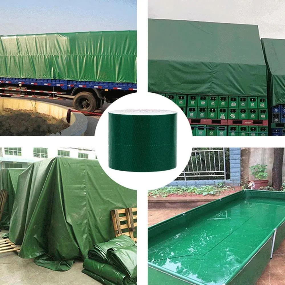 Quick Fix Cracks Holes Tarpaulin Repair Tape Outdoor Awning Tape  For Canopies Cloth Repairing