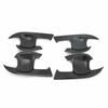 8PCS Carbon Fiber ABS Exterior Door Handle Bowl Cover For Toyota RAV4 2019-2020