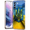 U-Ukraine Flag Phone Case for Samsung Galaxy S23 S20 FE S22 S21 Ultra M21 M22 M32 S10 S10E S9 S8 Plus 5G Transparent Shell Capas