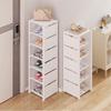Sleek Large-Capacity Shoe Rack: Stylish Indoor Storage for Entryway or Dorm