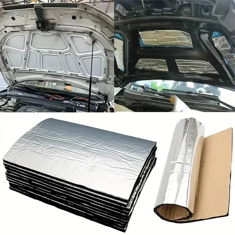 5/10MM Schalldämpfer Wärmeisolierungsmatte Auto Van Schallisolierung Dämmung Auto Motorhaubenisolierung Leise Türwand