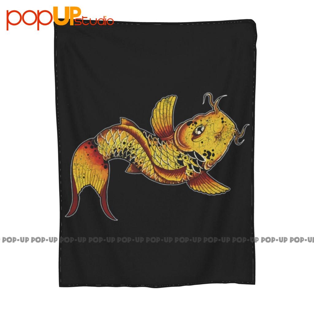 Koi Fish Angler Sea River Catfish Rod Ultra-Soft Blanket Quilt Winter Sofa Cover Bed Covers