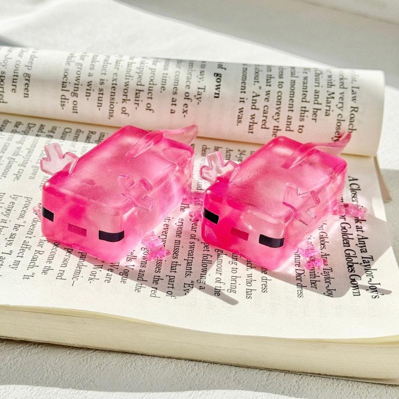 Creative Axolotl Animal Plastic Pinch Toy Decompression Artifact Gift to Reduce Stress