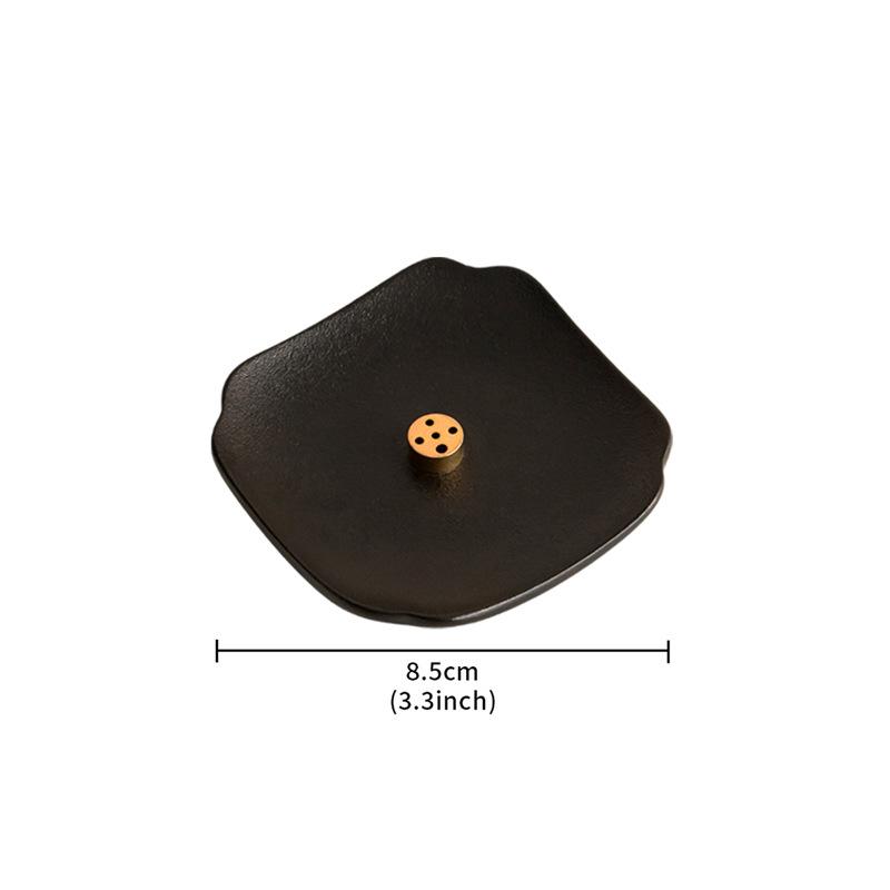 Ceramics Incense Stick Holder Incense Burner Stick Holder Line Plate Sandalwood Coil Base Yoga Studios Home Decoration Gift