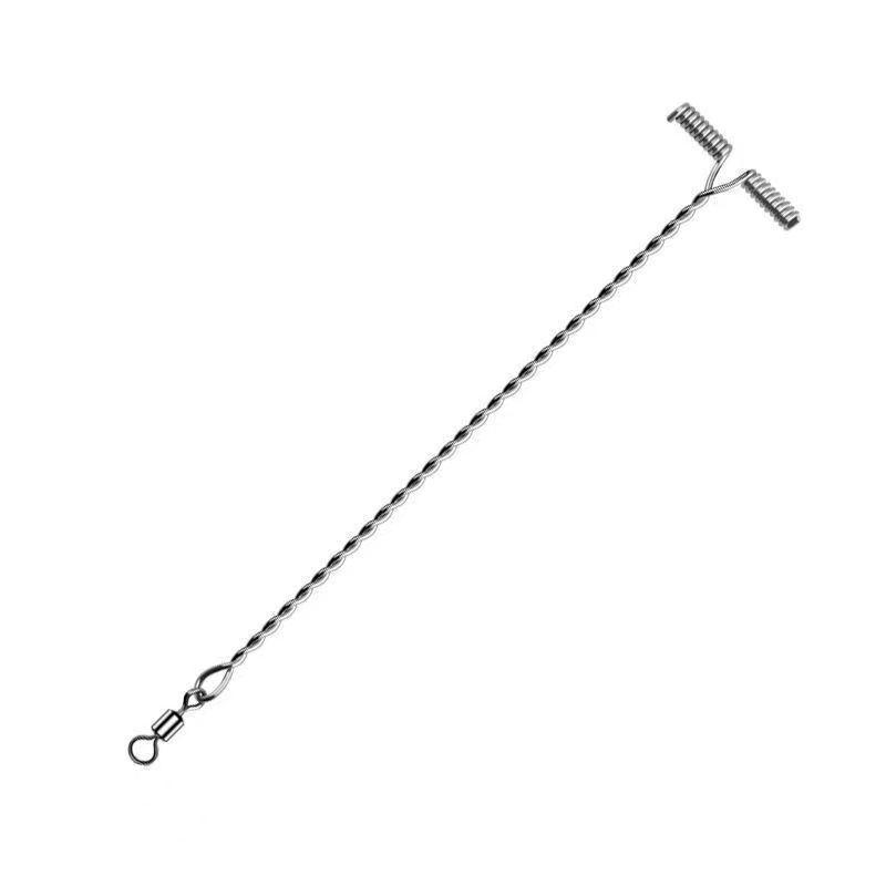 T-Shaped Twisted Wire Hook Rig with/without Rings, Tiānpíng Leader Holder, Swivel, Wire Rig Brancher