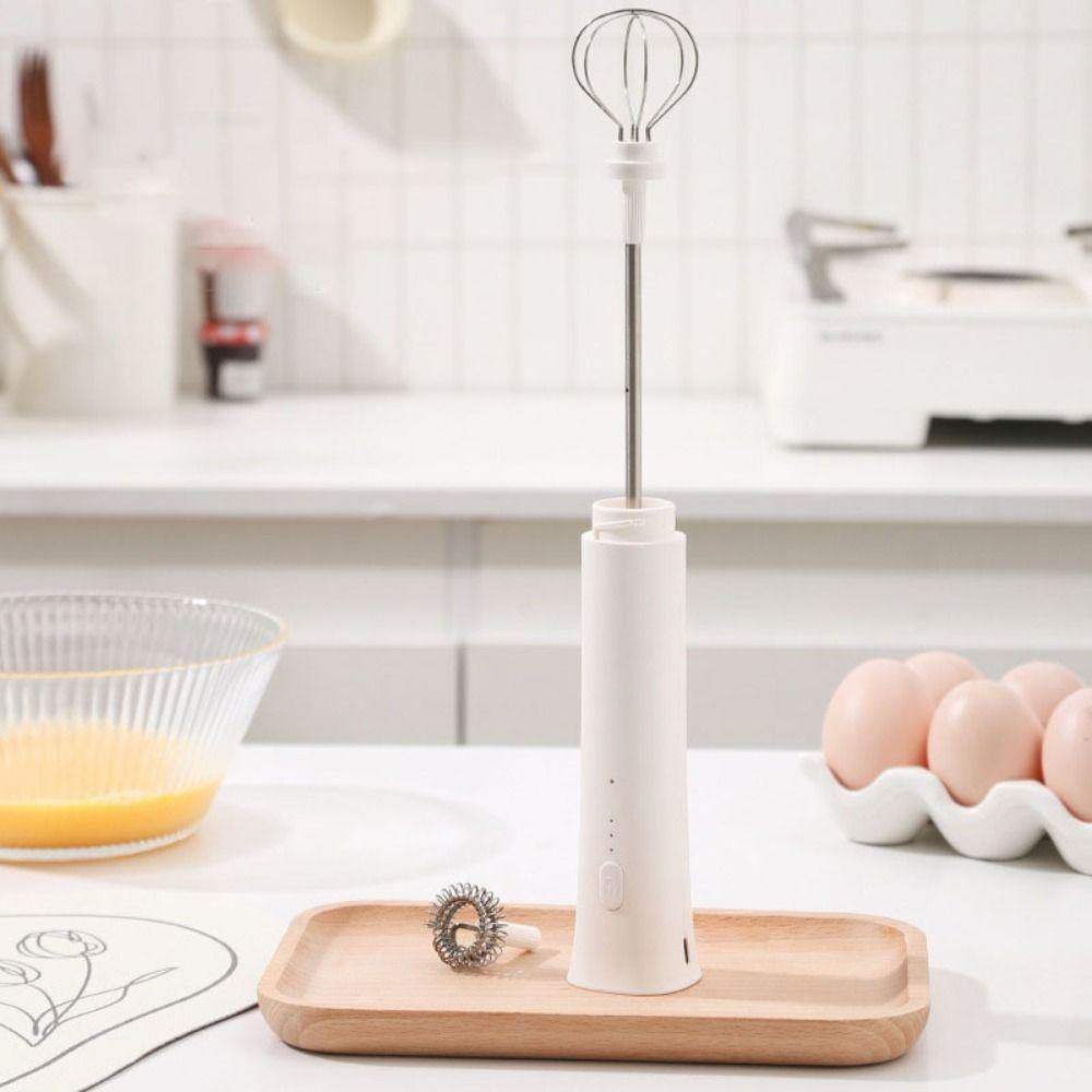 3 Gear Speed Electric Milk Frother Handheld Foam Mixer Portable Coffee Whisk  Cream