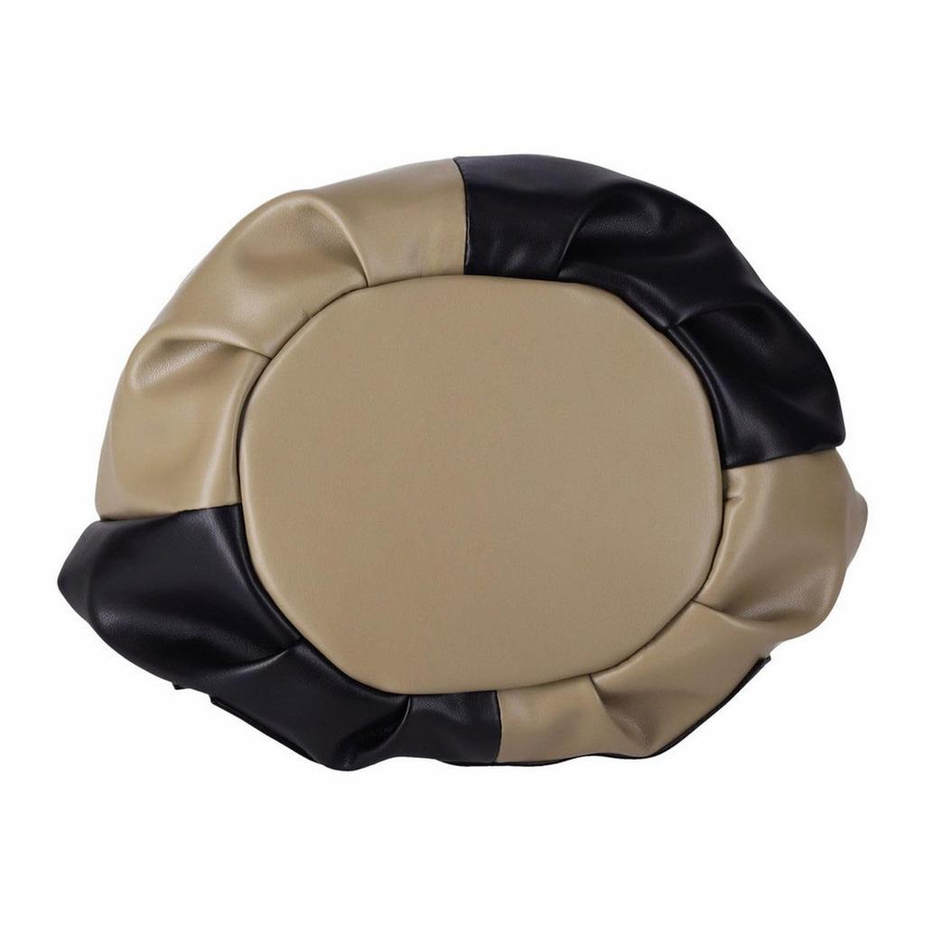 0655 Crossbody Shoulder Mini Tote Bag Balloon Baby Lou BR Crumpley [Rootote] -2tone (02 Beige/Black)