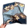 100% Natural Real Silk Scarf Women Neck Female Poncho Headband New Bandana Square Scarves Spring Fashion Luxury Hijab Foulard