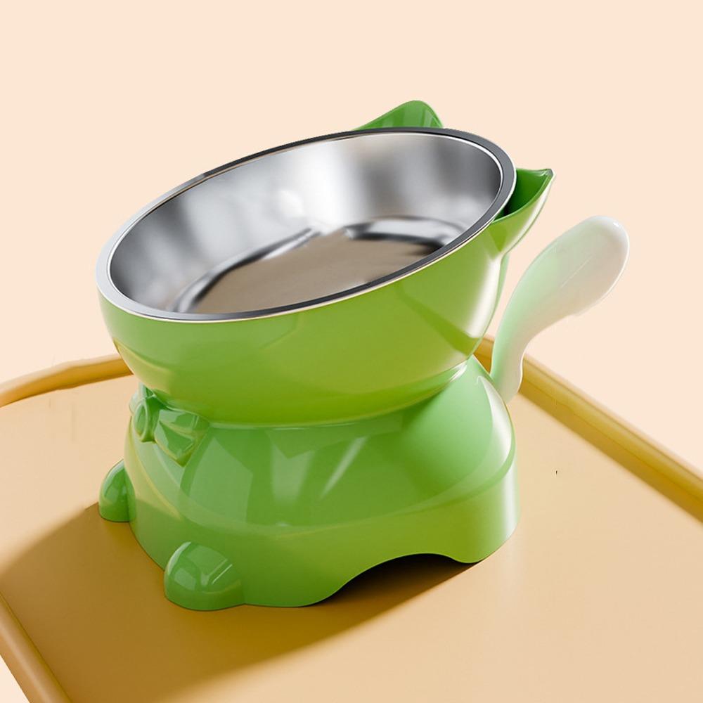 

Миска с защитой шеи от проливания, миска большого диаметра на высокой ножке, миска для корма для домашних животных, для питомцев, кошек, собак зелёный
