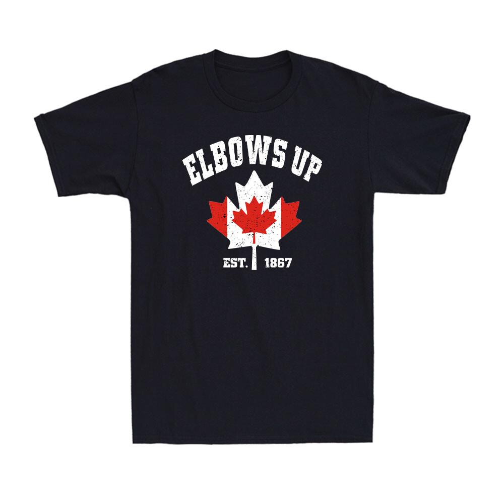 Elbows Up Canada Est 1867 Proud Canadian Strong Canada Vintage Men s T-Shirt M