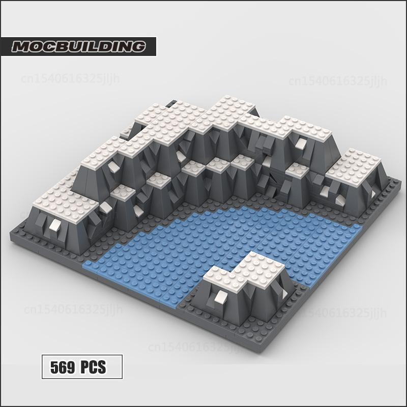 

Конструктор Moc 3D Базова Технологія Цеглин Піднята Базова Плита Для Наборів Замків З Річкою Креативна Модель Для Демонстрації Іграшки Подарунки