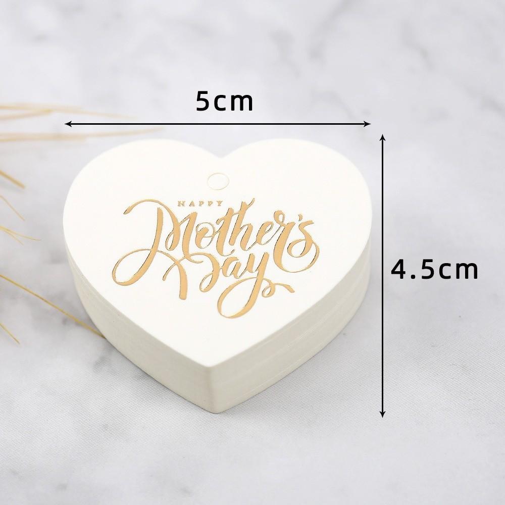 100pcs Hanging Decoration Mother Day Tags Hand Gift Hanging Tag  Festive & Party Supplies