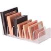 Compartment Flip Box Acrylic Transparent Display Box Card Kpop Photocard Storage Box Photo Card Organizer