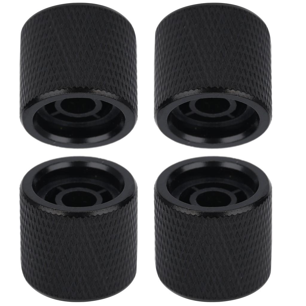 4 ks Elektrický basový knoflík Dome Metal High End Shell Intarzovaná zvuková regulace hlasitosti Kytarové díly