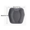 Car Seat Cushion Summer Lumbar Support Honeycomb Gel Ice Thread Seat Backrest Ventilation Breathable Car Cushion Accessories