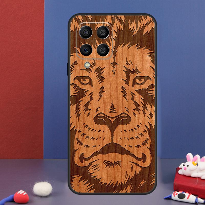 

Deer Lion Elephant Wood Animal Case For Samsung Galaxy M32 M52 M12 M16 M14 M54 M13 M33 M53 M56 M36 M31 M11 M35 M55 M15 M06 Samsung M06