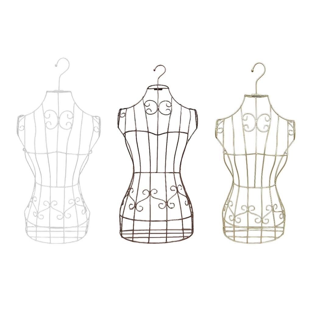 Female Mannequin Upper Mid Torso Hanging Made of Sturdy And Stable Iron for
