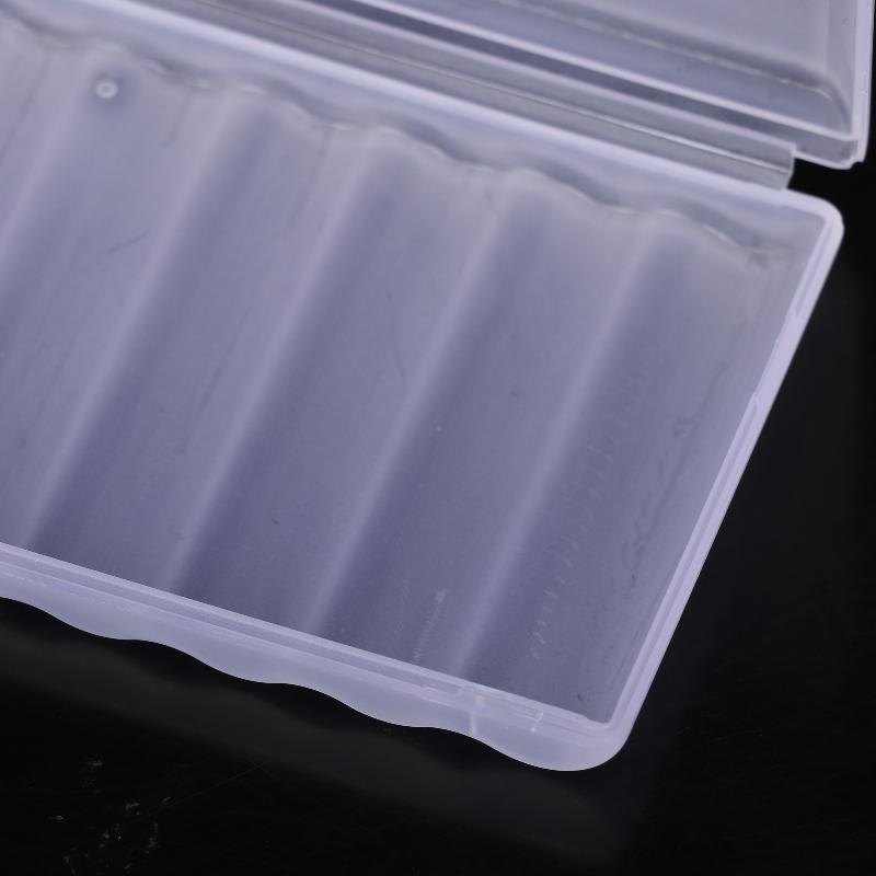 1/3/5Pcs Hard Container Holder Case 10 Slot Battery Storage Box For AAA Plastic Battery Organizer Accessories
