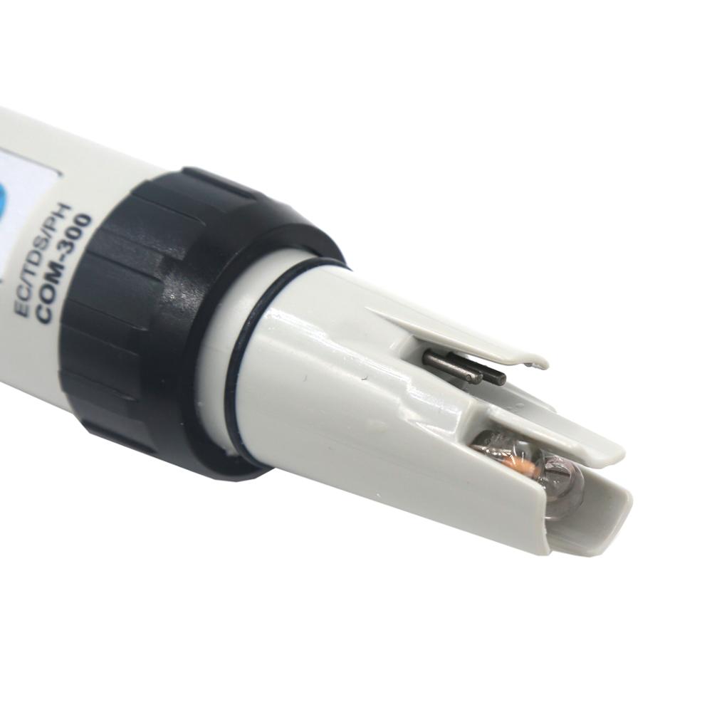 HM COM-300 Combo Meter 4 in 1 EC TDS Temperature PH Meter Waterproof With ATC Calibration And Data Hold Water Quality Tester