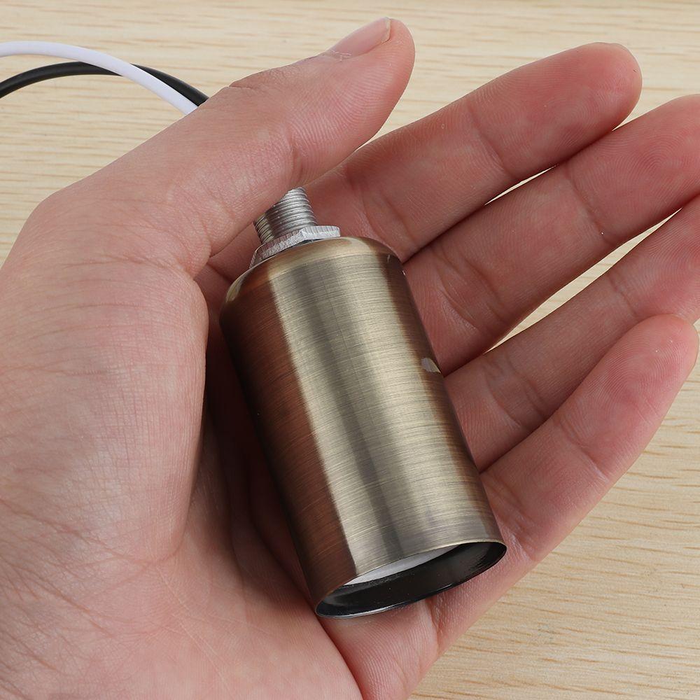 Practical Professional Ceramic Screw Lamp Holder E27 E14 Light Base Metal Surface Led lamp Parts