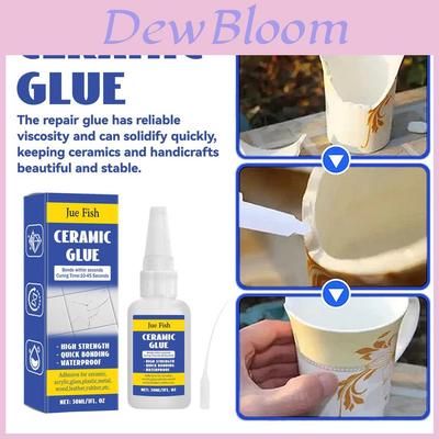 Jue Fish Multi-functional Ceramic Repair Adhesive Fast-drying 30ml For Home Use