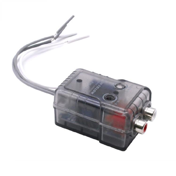 Adjustable Line Output Converter High to Low Level RCA Adapter Amplifier Audio