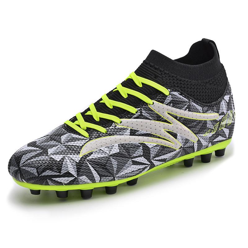 New adult high-top football shoes men's and women's long and short nails AG children's TF broken nails MG student training shoes