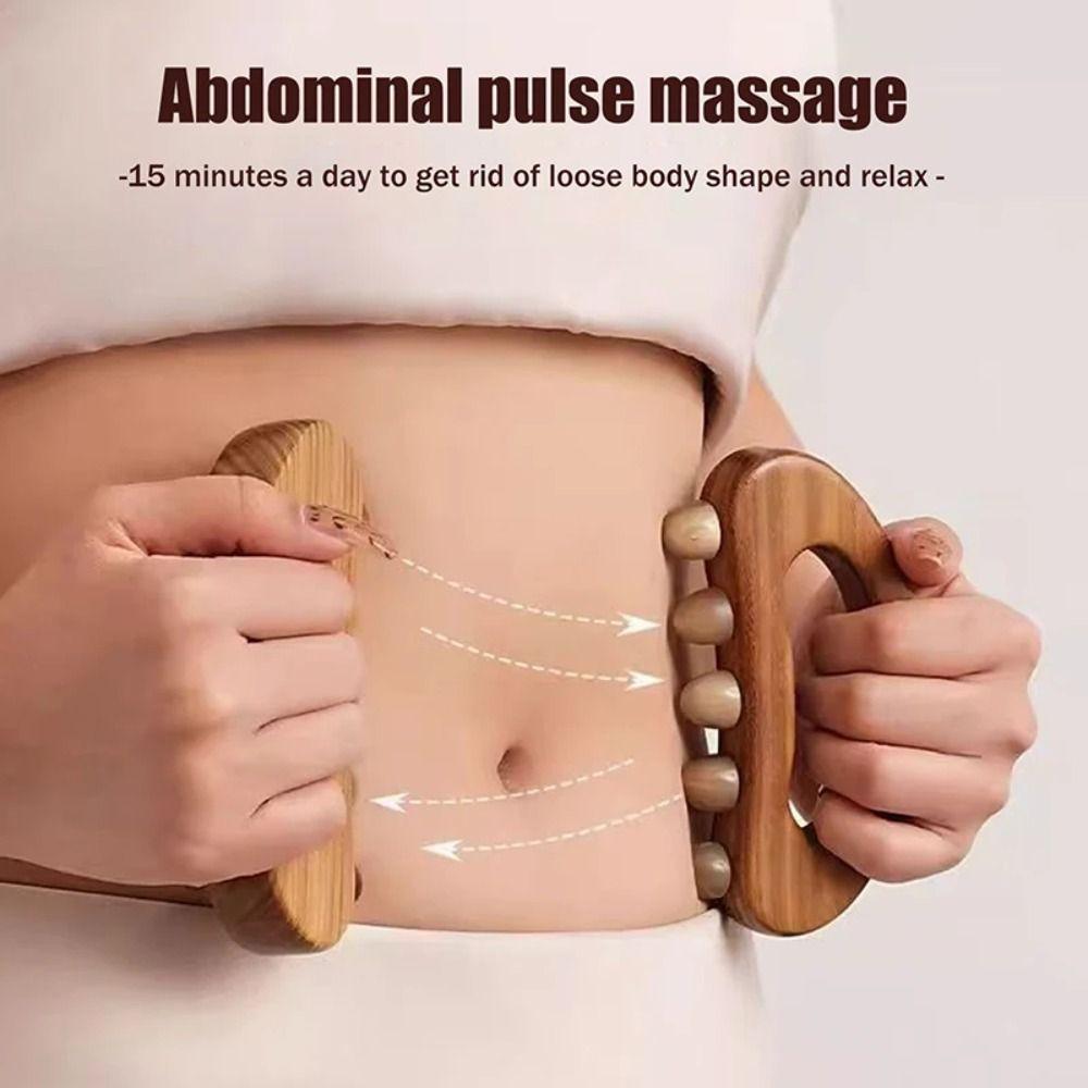 Promote Blood Circulation Wooden Meridian Brush Body Sculpting Tool  Sculpting Treatment