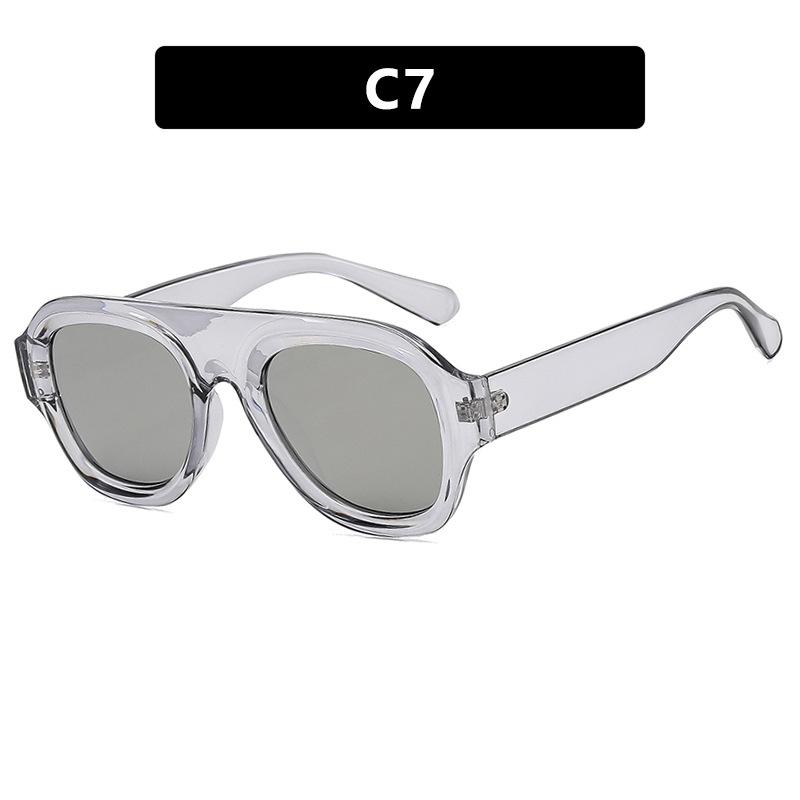 

2025 New Trendy Women Men Sunglasses Full Frame PC Leopard Print Fashionable Eyewear for Outdoor Travel as pictures