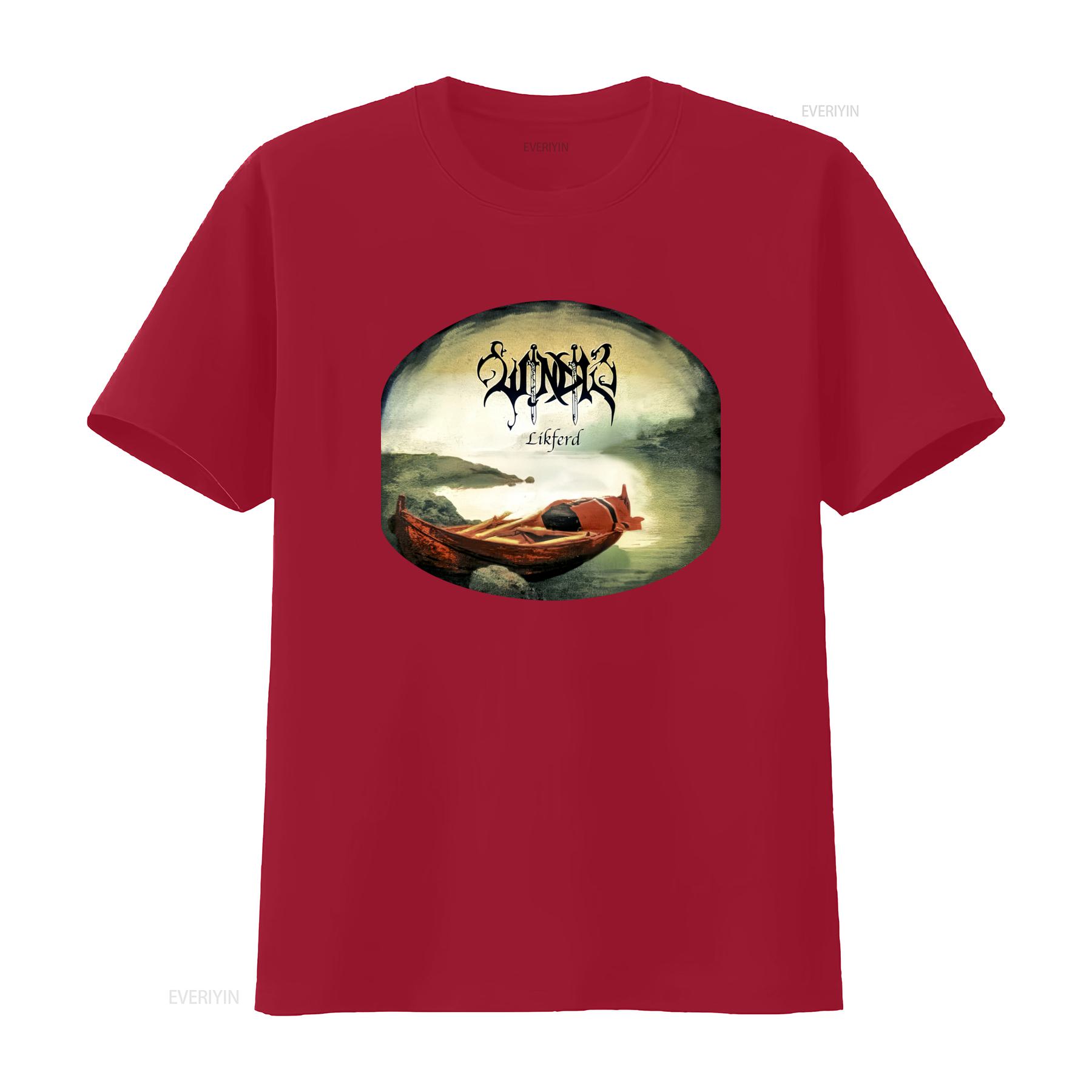 WINDIR LIKFERD Album Band T Shirt Full Size S to 5XL Unique Design for Metal Fans vintage Washed Top For Everyday Wear Unisex S