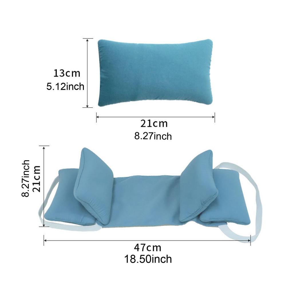 Cervical Pillow Anti Side Bias Breathable Positioning Pillow Beauty Pillow for Bedridden Patients Elderly Senior Salon Disabled