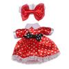 16Cm Doll Clothes Cute Princess Dress For 1/8 Bjd Doll Tops T-Shirt Hoodies Jeans Pants Suit Lace Knitted Sweater Skirt Plaything Present