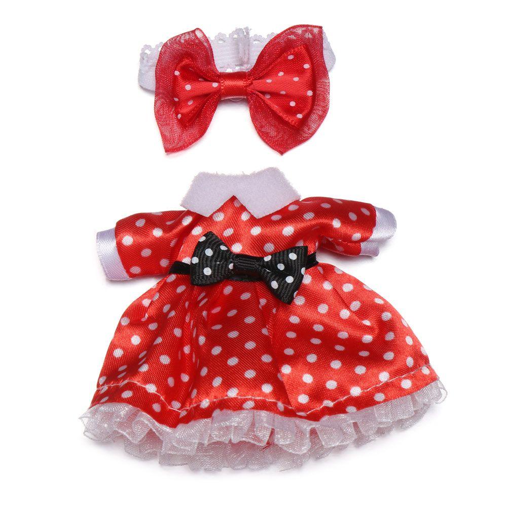 16Cm Doll Clothes Cute Princess Dress For 1/8 Bjd Doll Tops T-Shirt Hoodies Jeans Pants Suit Lace Knitted Sweater Skirt Plaything Present