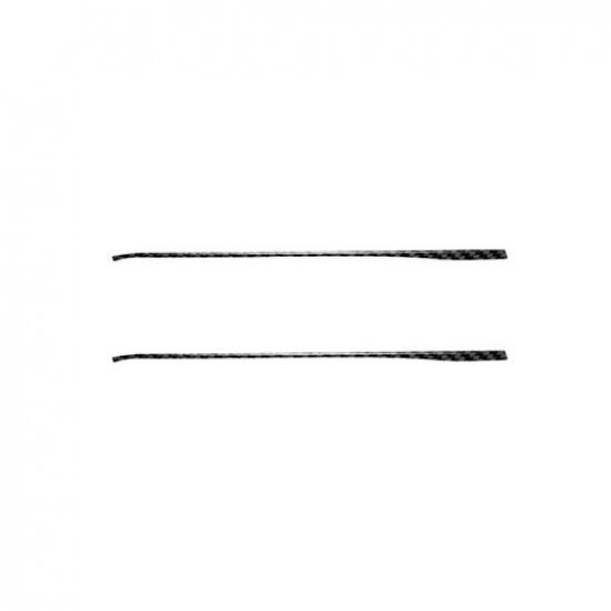 2Pcs Carbon Fiber Interior Gear Shift Side Cover Trim For Nissan Altima Sedan