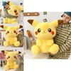 Pikachu Plush Toy Large Size Cartoon Stuffed Animal Gift For Kids And Collectors