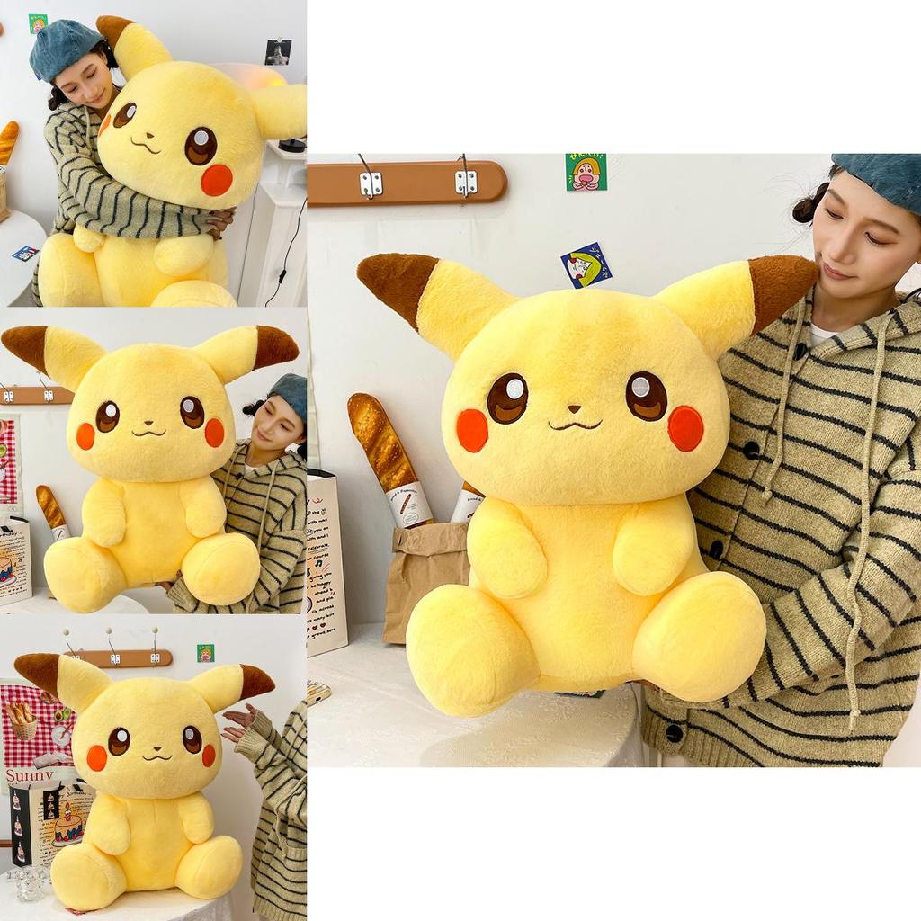 Pikachu Plush Toy Large Size Cartoon Stuffed Animal Gift For Kids And Collectors