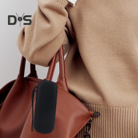 Extragroße Sonnenbrillentasche, Make-up-Pinselhalter mit Schnallenöffnung, wasserdicht, verschleißfest, multifunktionale Kulturtasche