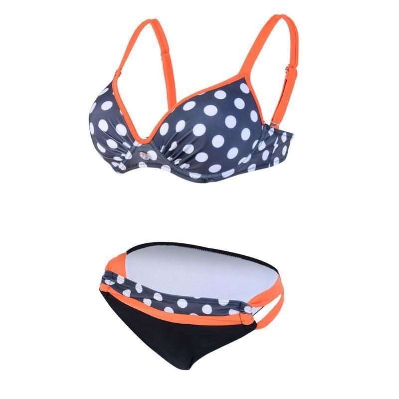 Trendy 2018 Fashion Bikinis Set For Women With Push-up Padded Design And Polka Dots
