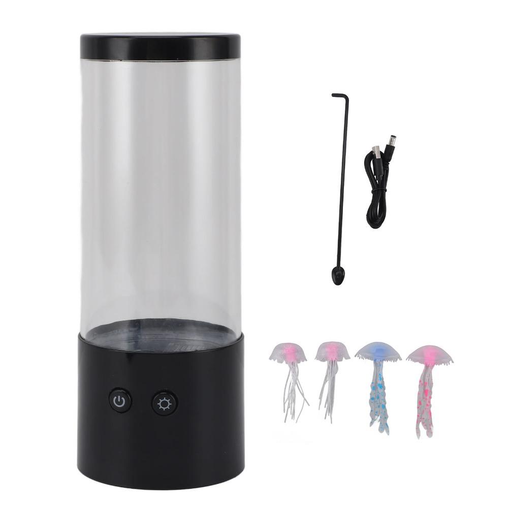 USB or Battery Powered Jellyfish Lamp Quiet Performance Jellyfish Aquarium Night Light  Living Room